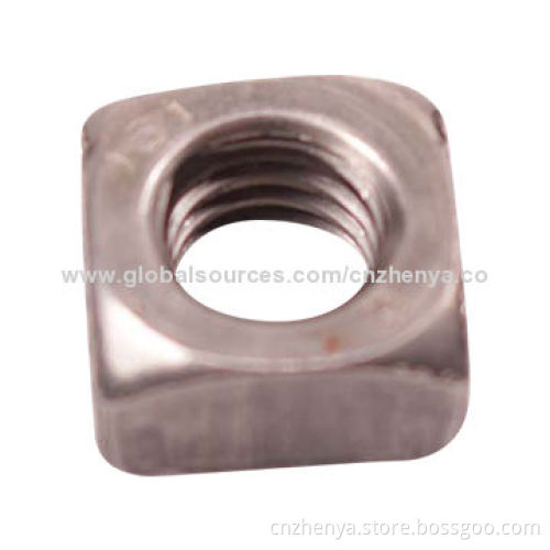 Square Nut, M8, Made of Stainless Steel Material